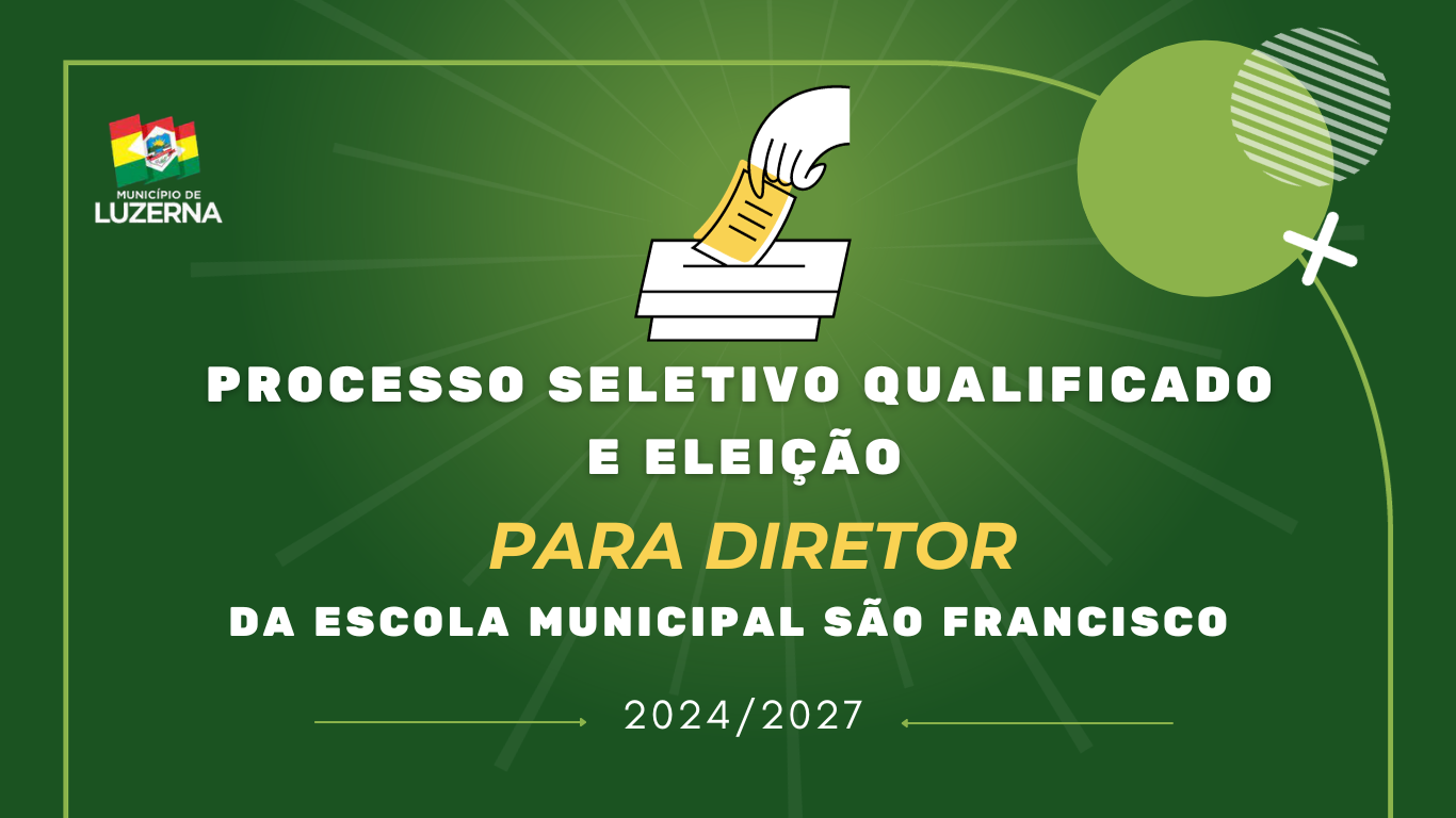 Relação de Vaga Concurso de Gestores: Diretor de Escola